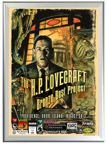 H.P. Lovecraft bronze Bust Project