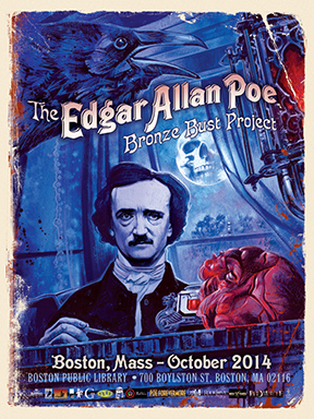 Edgar Allan Poe Bronze Bust Project