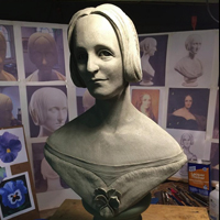 Mary Shelley Bronze Bust Project